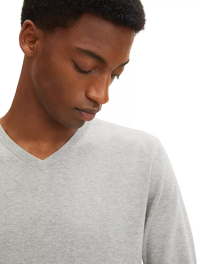 TOM TAILOR Pullover grau