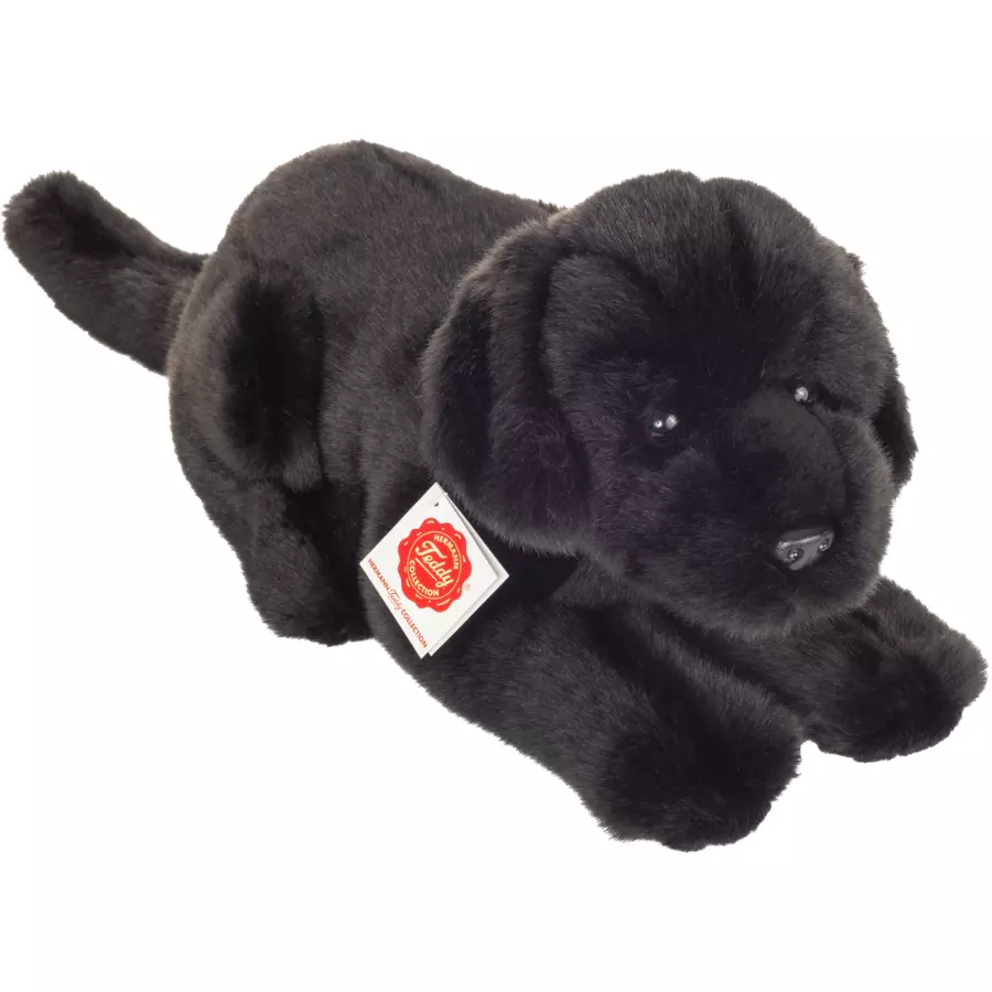 Teddy HERMANN® Labrador liegend schwarz 30 cm