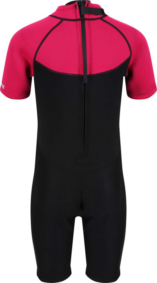 Regatta Kinder Shorty Neoprenanzug pink/schwarz