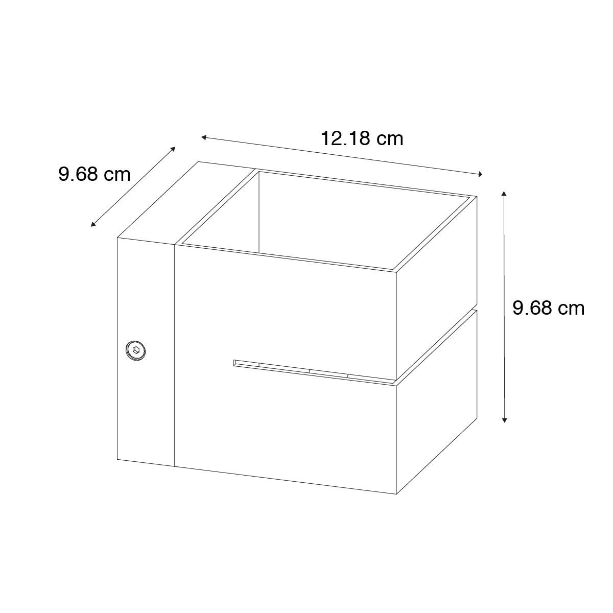 Moderne wandlamp donkerbrons - Transfer Groove