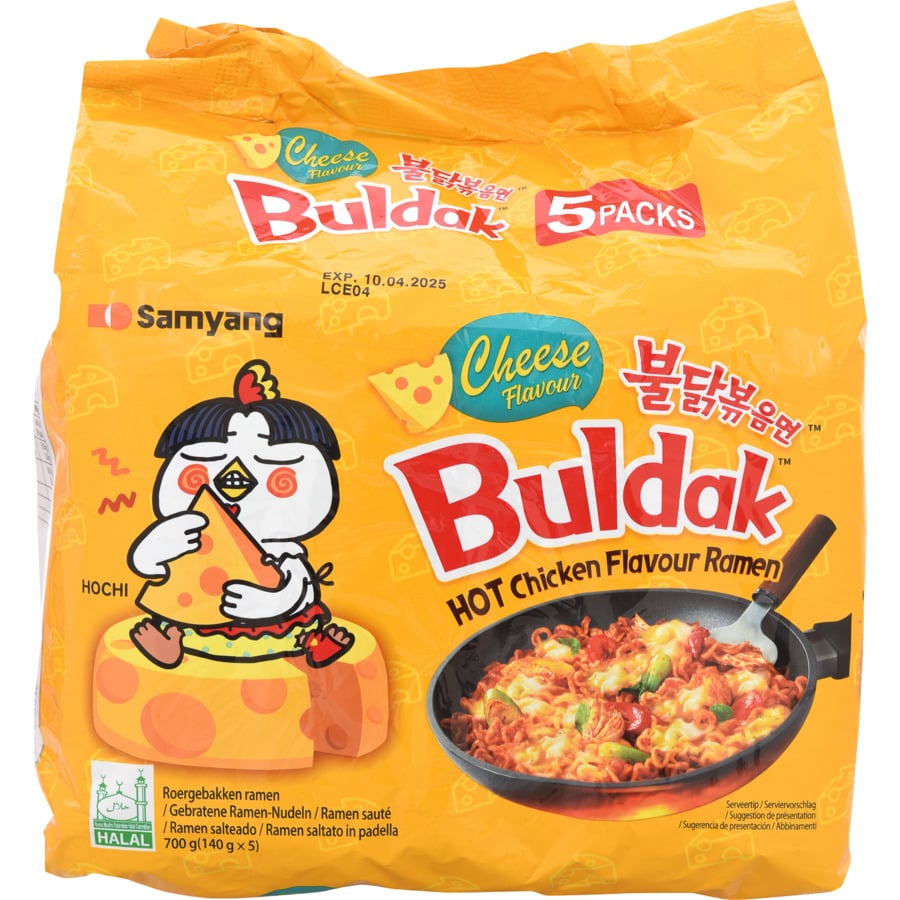 Samyang Buldak Hot Chicken Ramen Carbonara 5 x 130 g