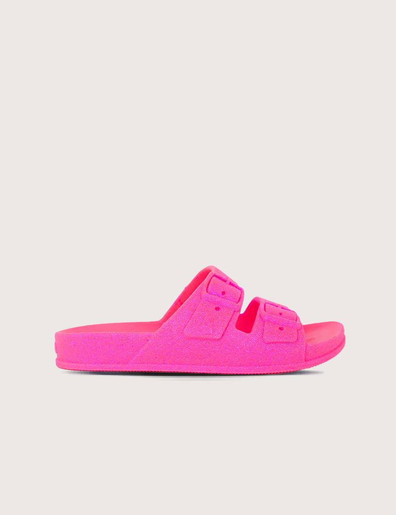 CACATOES SANDALES ENFANT NEON ROSE FLUO