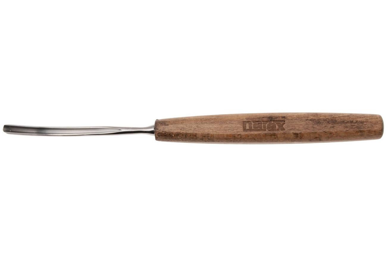 Narex PROFI Bent Carving Chisel Profile 49, 827854, gebogen V-guts, 4 mm