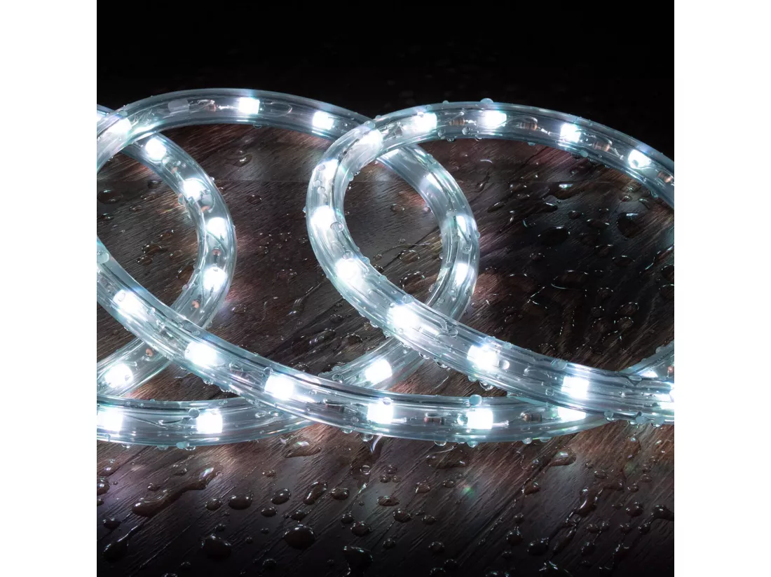 Gaine LED Ronde 220V AC 36 LED/m RGB IP65 Coupe tous les 100 cm sur Mesure RGB 6 m