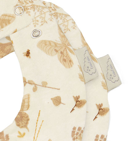 Cam Cam Savlesm?kke - 2-pak - Beige m. Blade/Sommerfugle