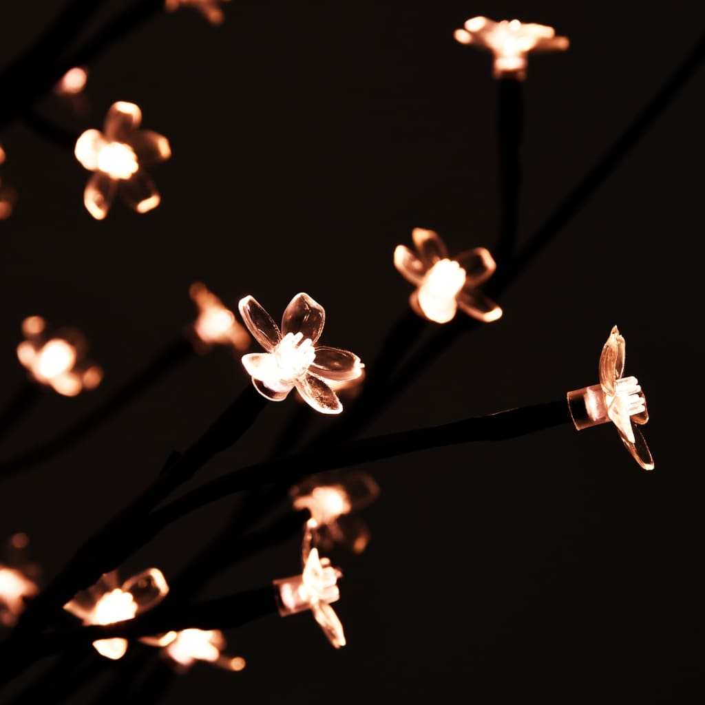 Arbre à led fleur de cerisier 220 led blanc chaud 220 cm