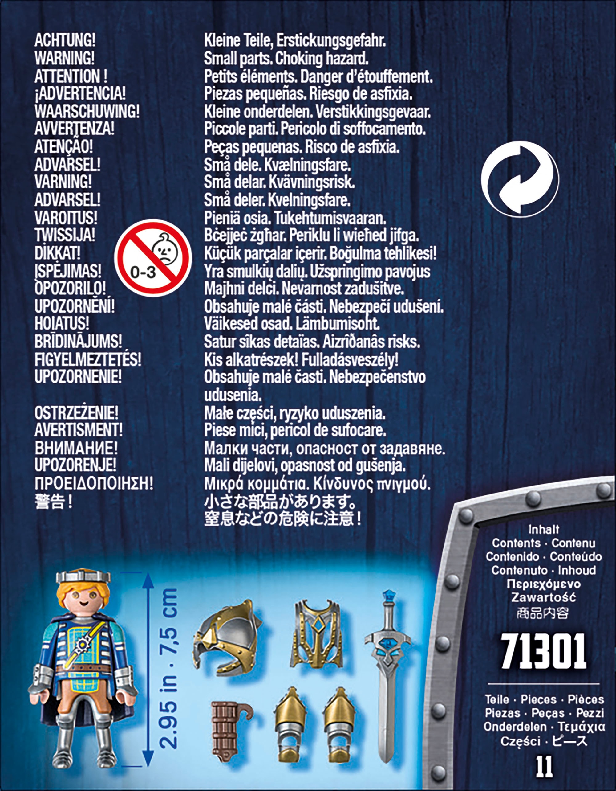 Playmobil® Konstruktions-Spielset »Novelmore - Arwynn mit Invincibus (71301), Novelmore« Made in Europe