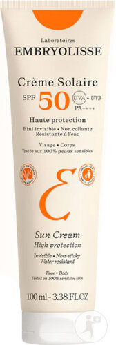 Embryolisse Crème Solaire IP50 Tube 100ml