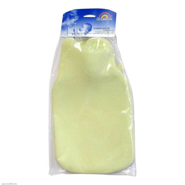 Wärmflasche groß mit Frotteebez.gelb, 1 St