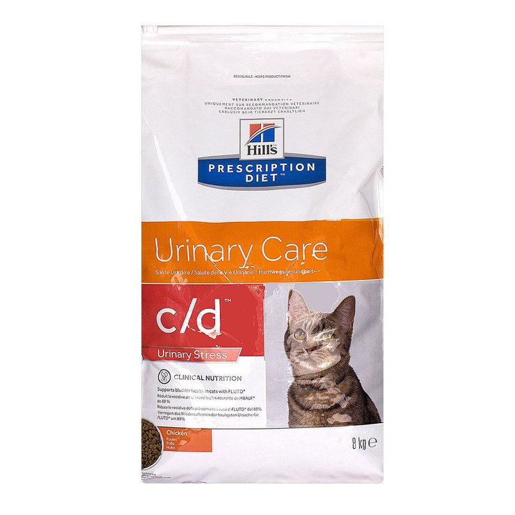 Chat c/d Urinary Stress Reduced Calorie 8kg