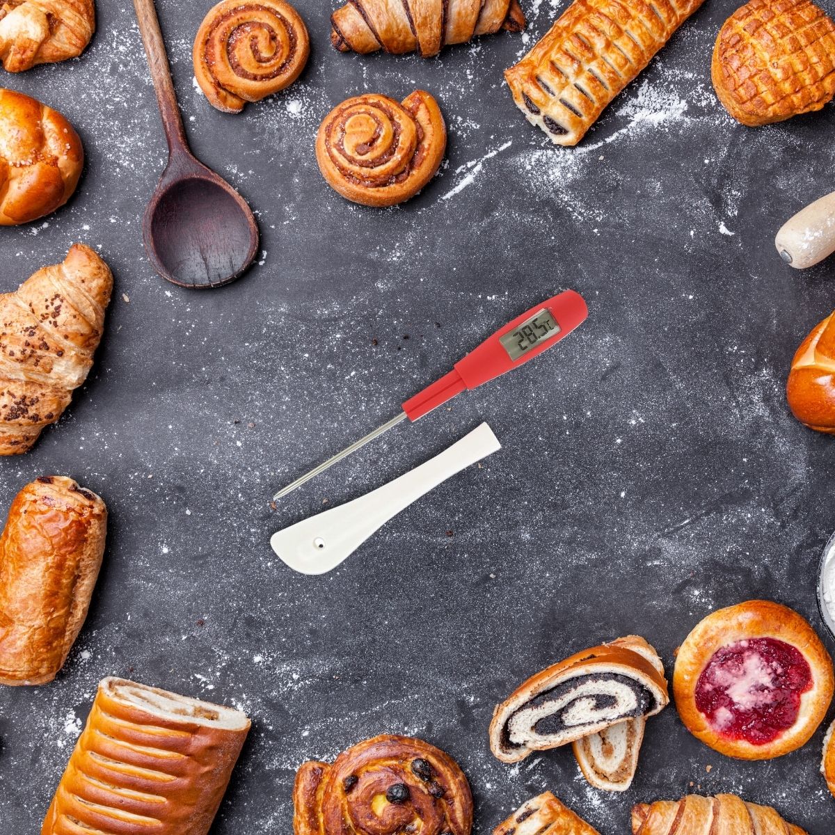 Spatule thermomètre Stil Fackelmann
