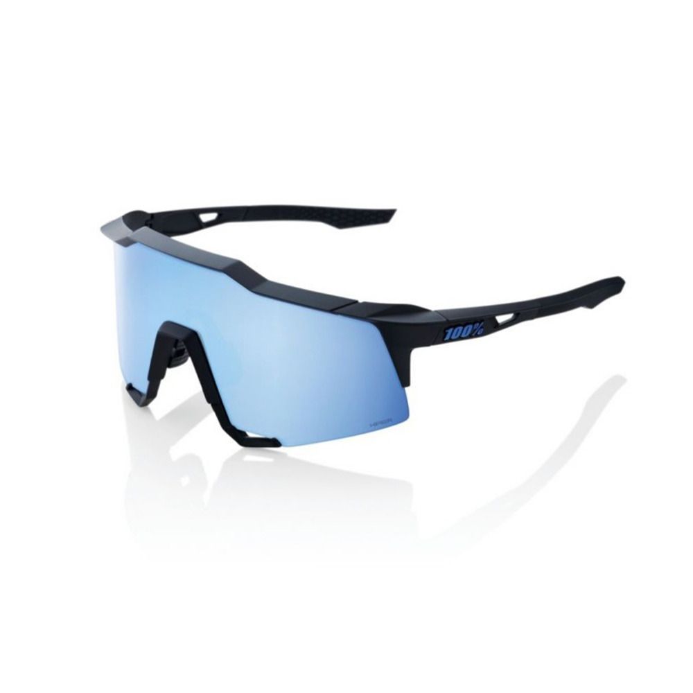 100 percent SPEEDCRAFT - Lunettes de soleil matte black/hiper blue multilayer mirror