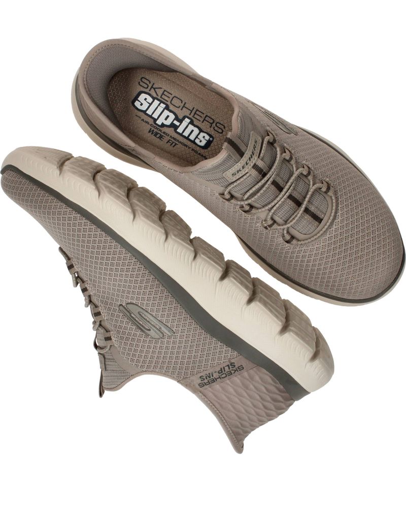 Skechers Slip-Ins Summits Instappers Taupe Heren