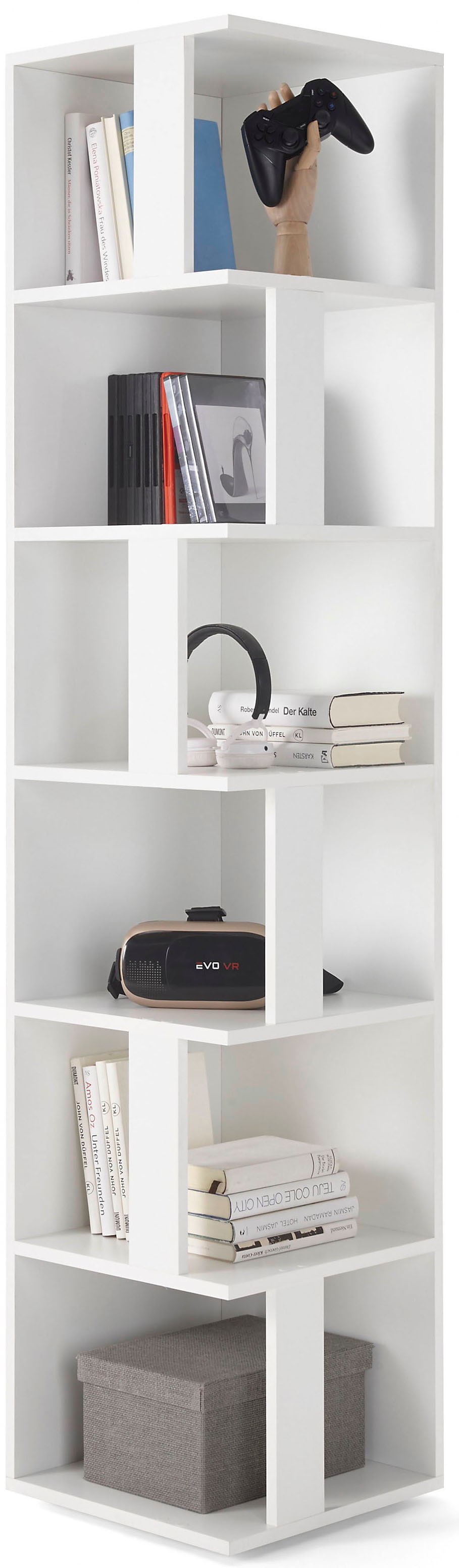 BEGA OFFICE Eckregal »Corner Shelf« mit 6 offenen Fächer, 37,5x37,5x186 cm