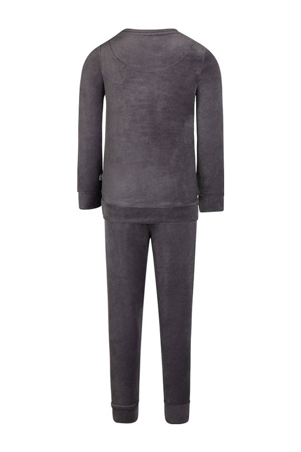 Charlie Choe Pyjamaset velours grijs