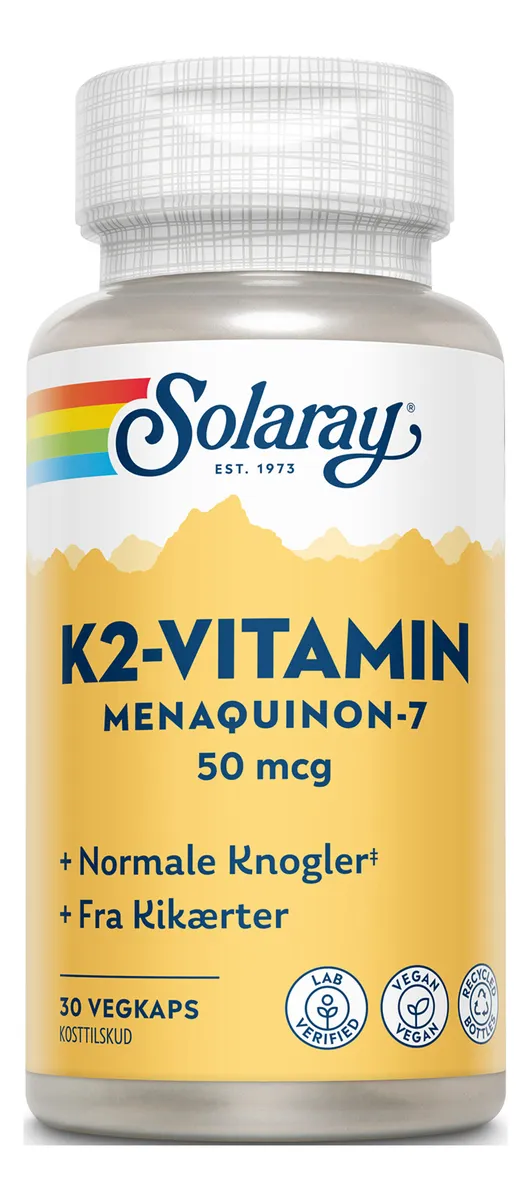Solaray K2-vitamin 50 µg - 30 kaps.