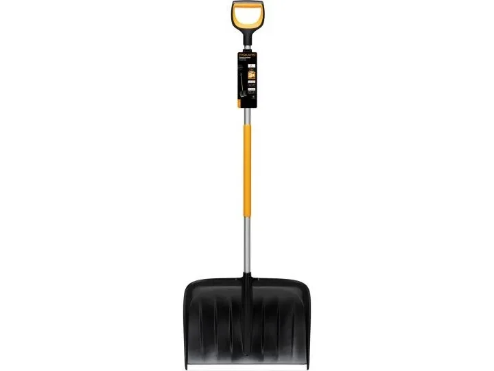 Fiskars 1057178, Sneskovl, Metal, Sort, Orange, Ergonomisk, 54,3 cm, 1,57 kg