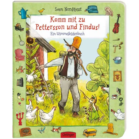 Oetinger Komm mit zu Pettersson und Findus! Ein Wimmelbilderbuch