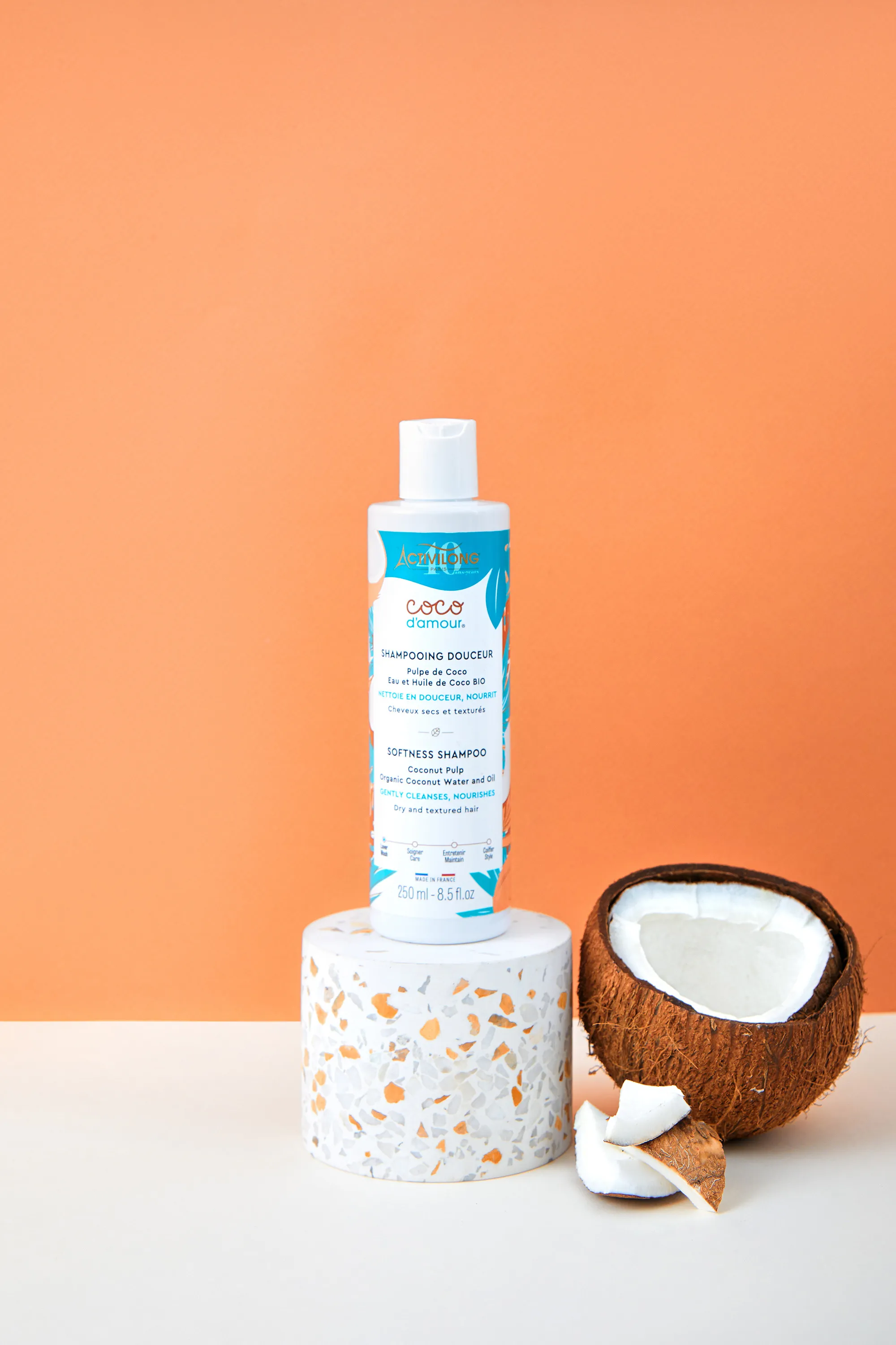 Activilong Shampoing douceur pour cheveux secs & texturés Coco D’Amour-250 ml