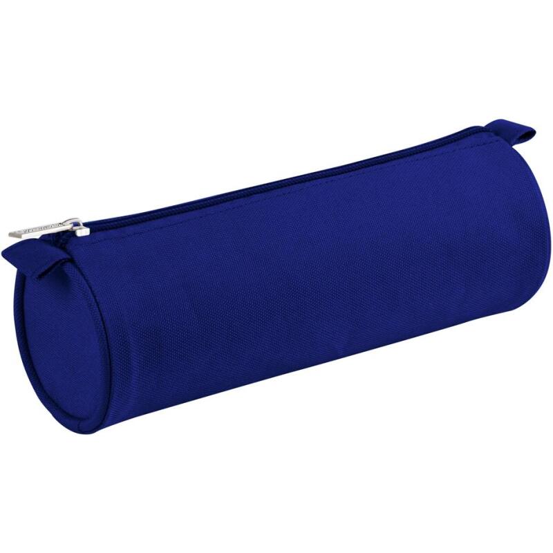 Trousse textile ronde Ø7x22 cm, 3 couleurs assorties - - Assortis