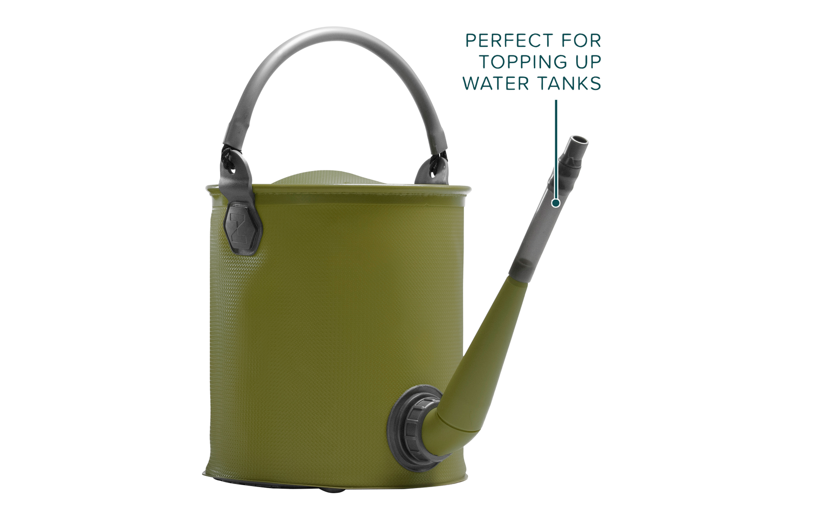 Colapz faltbare Gießkanne und Eimer olive green