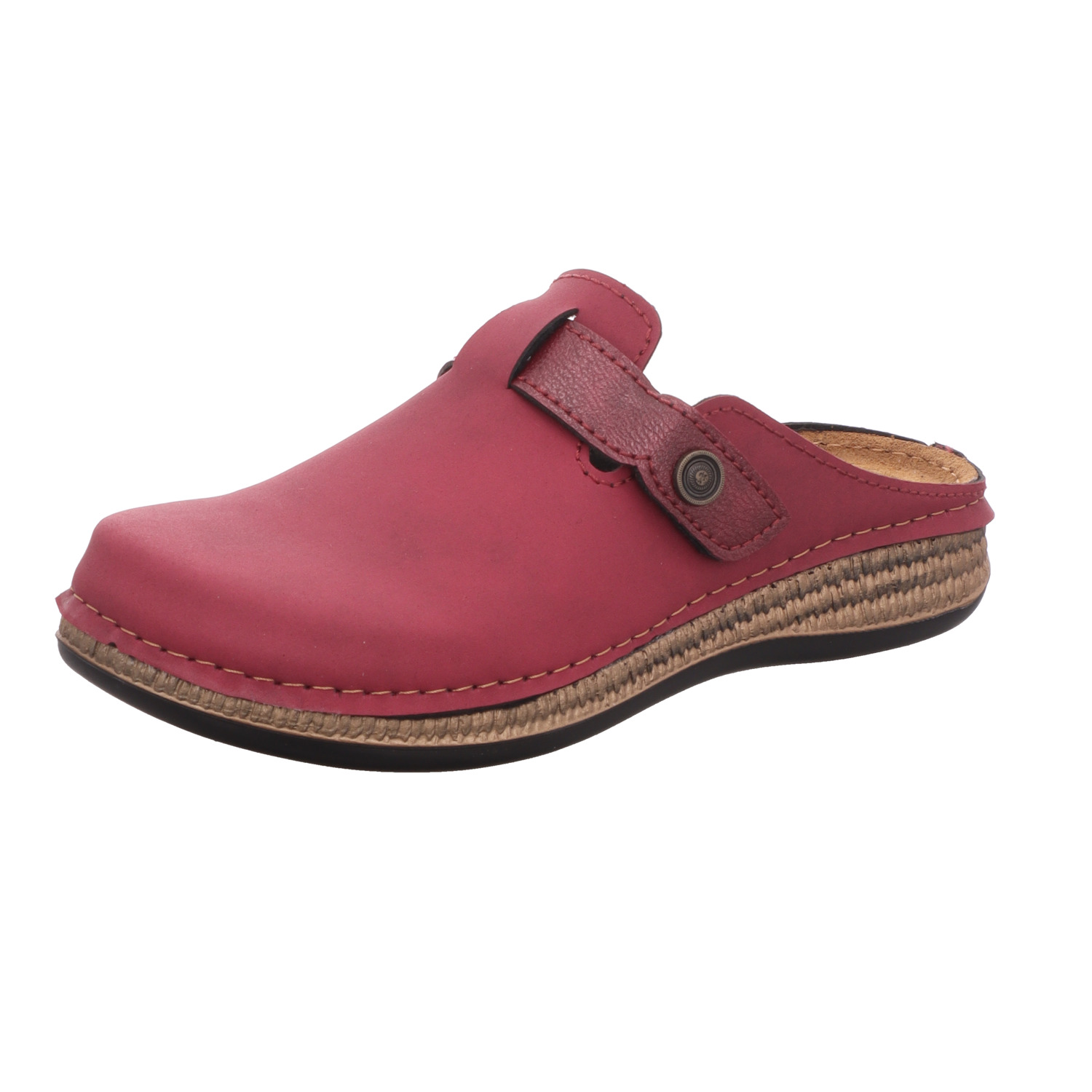 inblu Damen-Clog Bordeaux-rot