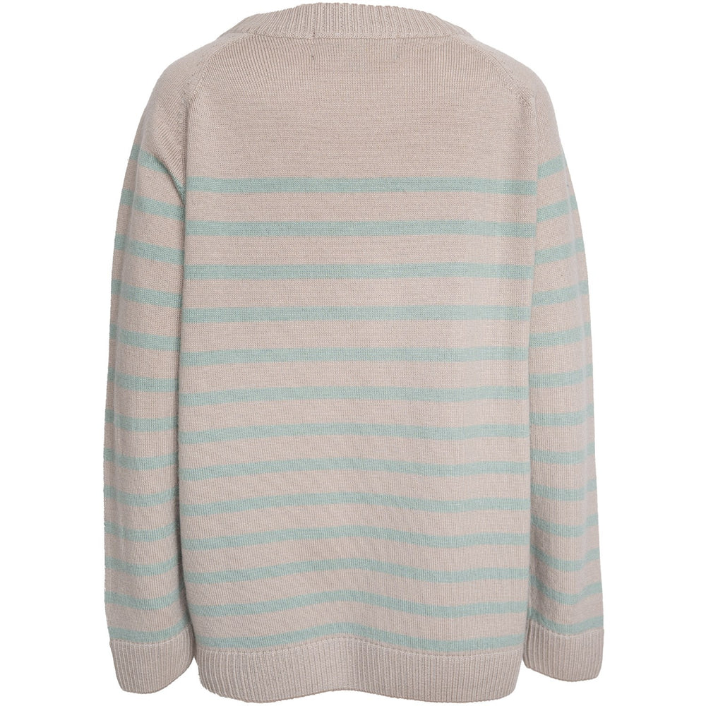 Køb Hanevild Cream Oatmeal Bertil Bluse, Merino Uld