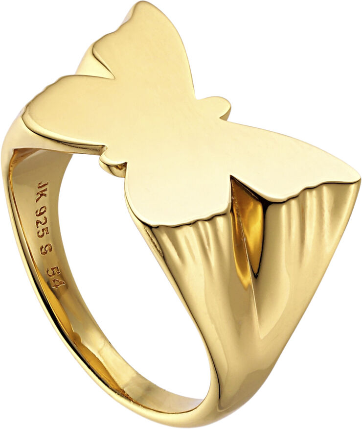 Jane Kønig Butterfly Signet ring Guld