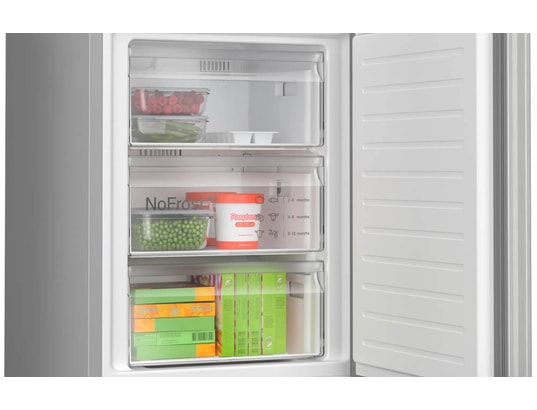 BOSCH - Réfrigérateur congélateur bas KGN367LDF Série 4, VitaFresh XXL, No Frost