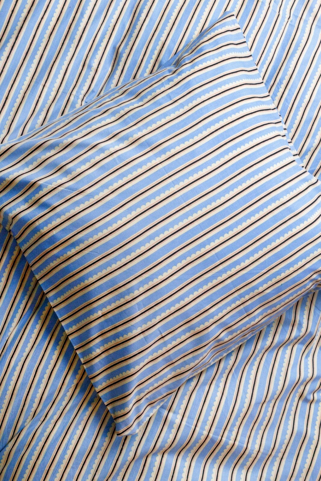 Black Colour Bcnorma Bedlinen sky blue