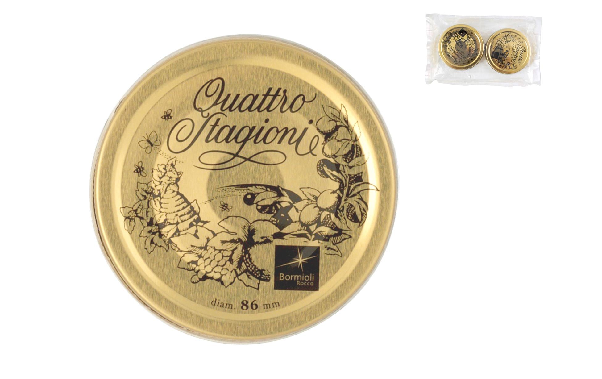 Deckel für Einmachglas Quattro Stagioni 1 l 8.6 cm 2 StückDeckel Set für Einmachgläser