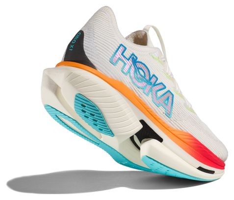 Chaussures Running Hoka Cielo X1 Blanc/Multicolore Unisexe