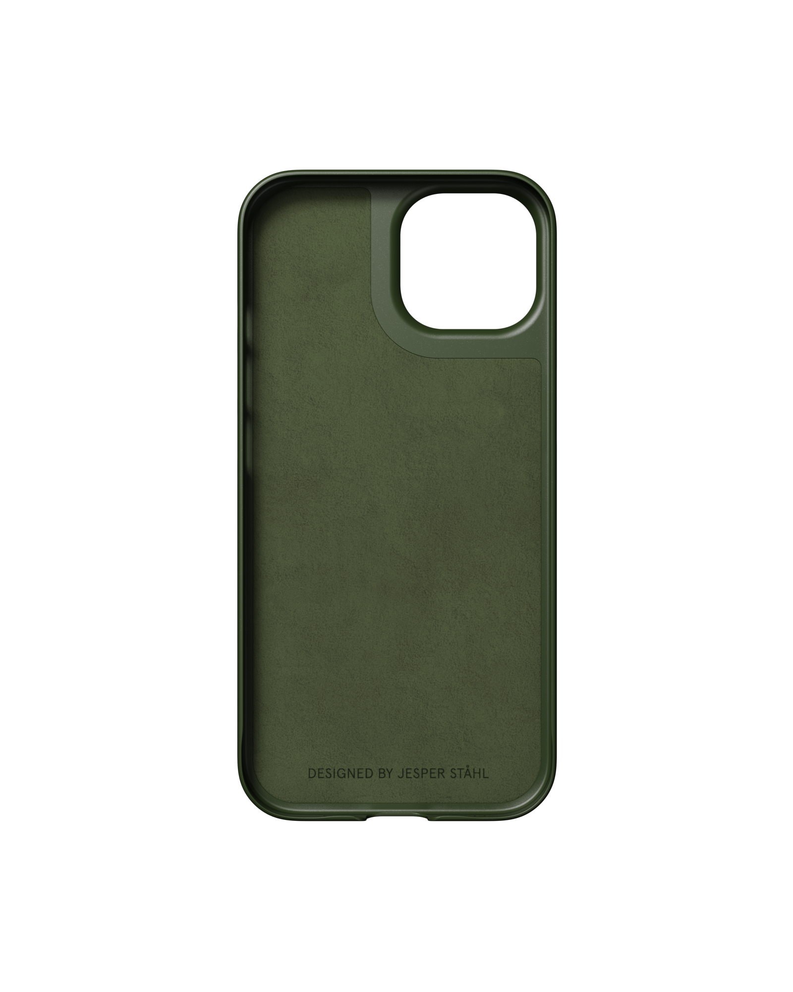 Thin mobilcover iPhone 15 | Polykarbonat. | Moss Green | NUDIENT