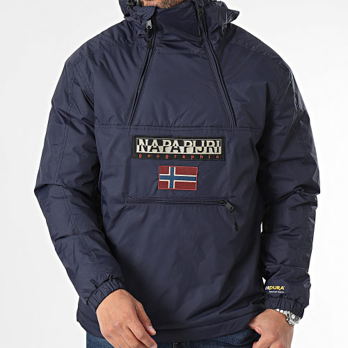 Veste Outdoor Capuche A4GS5 Bleu Marine