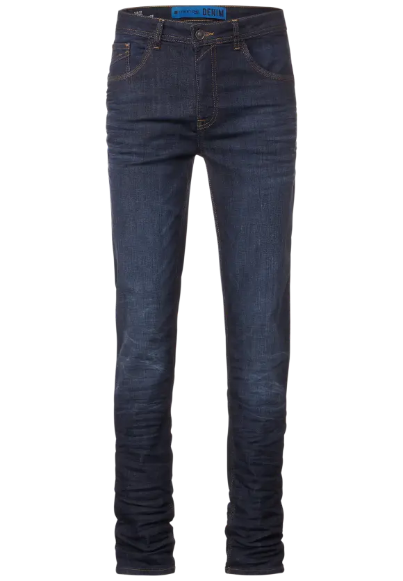 Slim Fit rinsed Jeans - dark blue rinsed wash