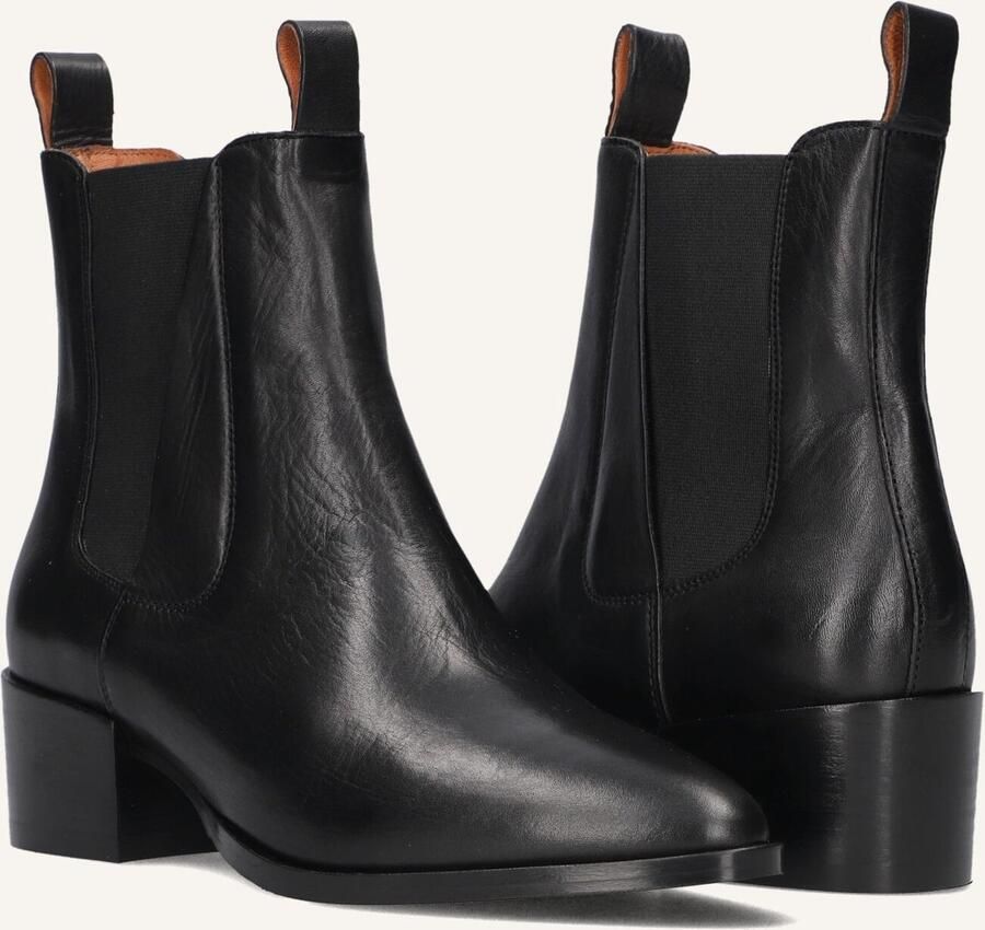 VIA VAI Enkellaarsjes Dames Rose Andrew Maat: 37 Materiaal: Leer Kleur: Zwart
