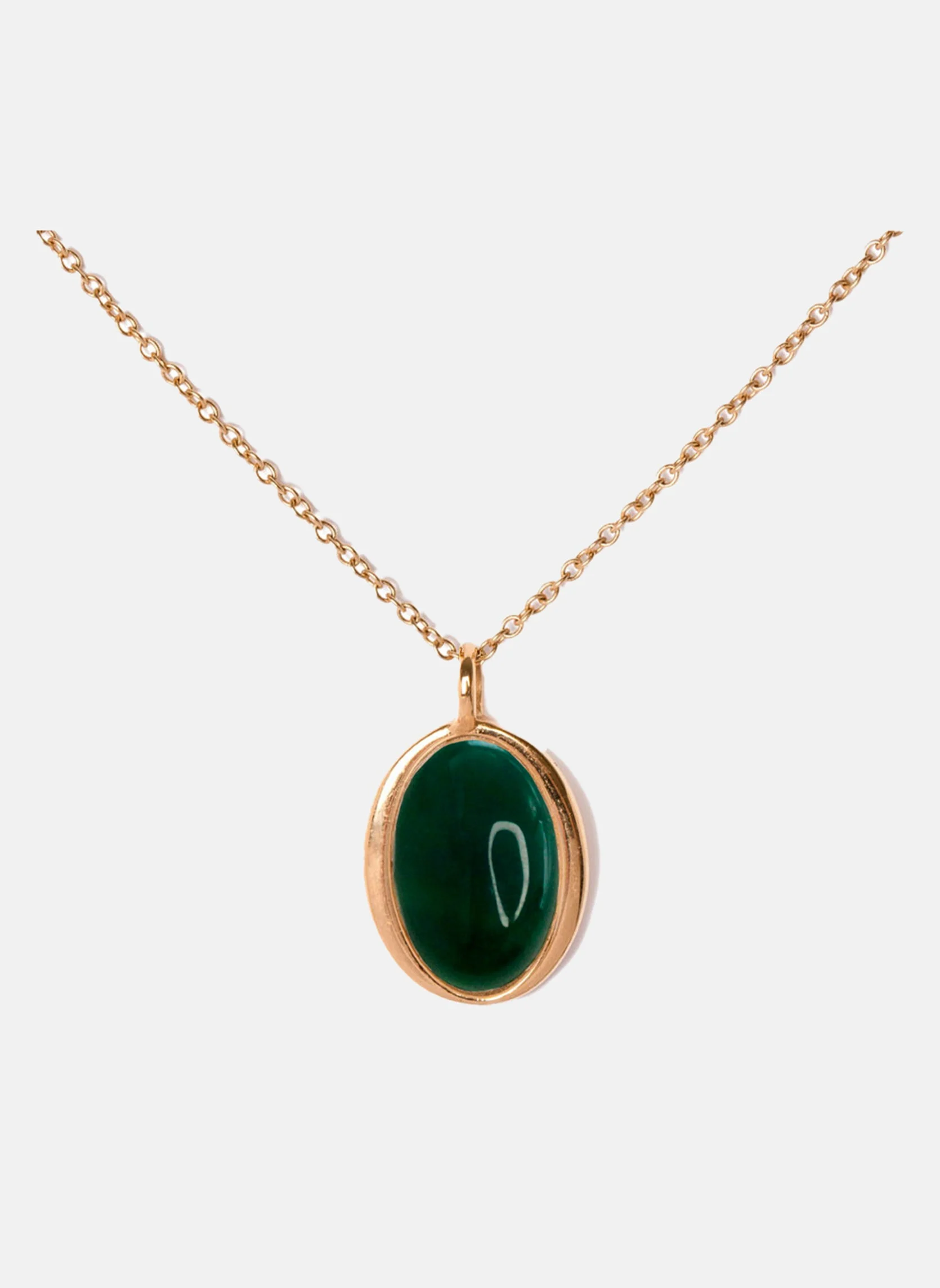 CARYA - Collier chaîne carya | Vert