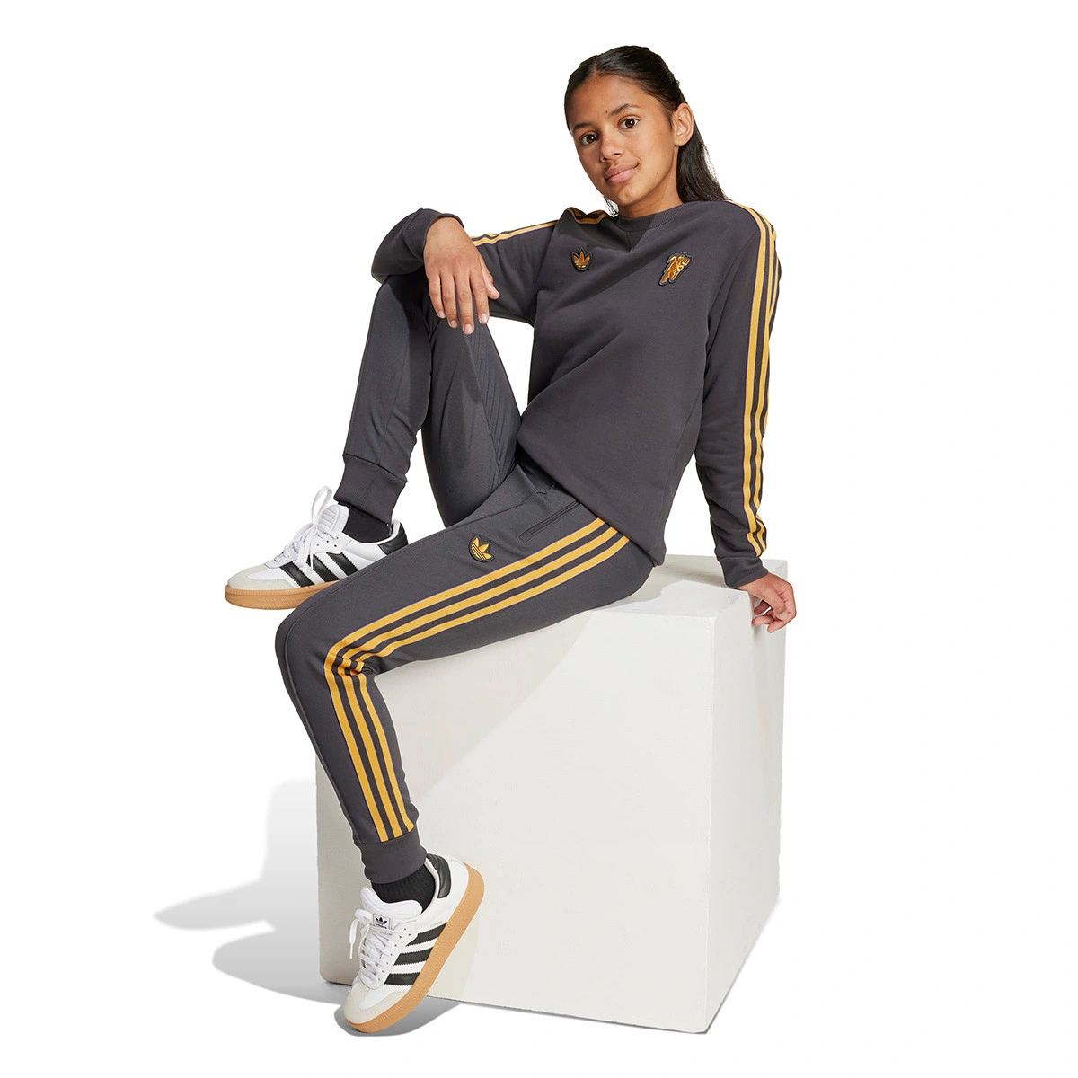 Sweatshirt adidas Manchester United Fanswear Icons Fanswear 2025-2026 Criança