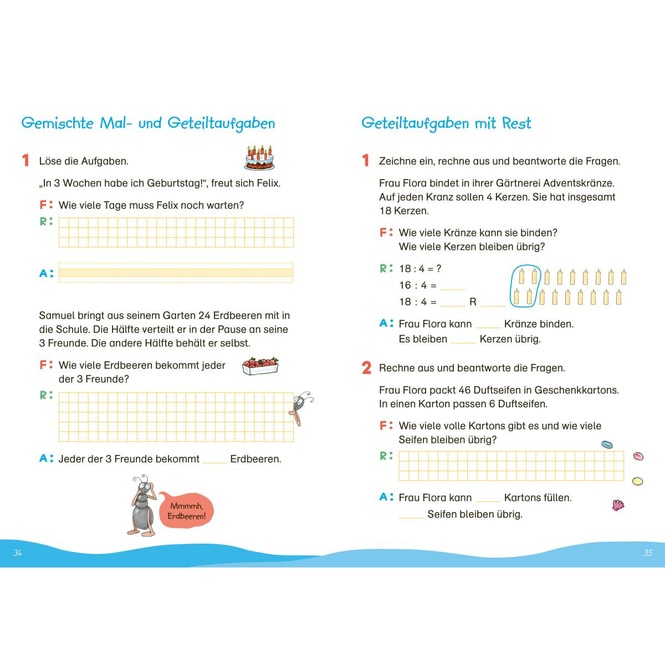 Fit für Textaufgaben - Mein Übungsheft - 2.Klasse