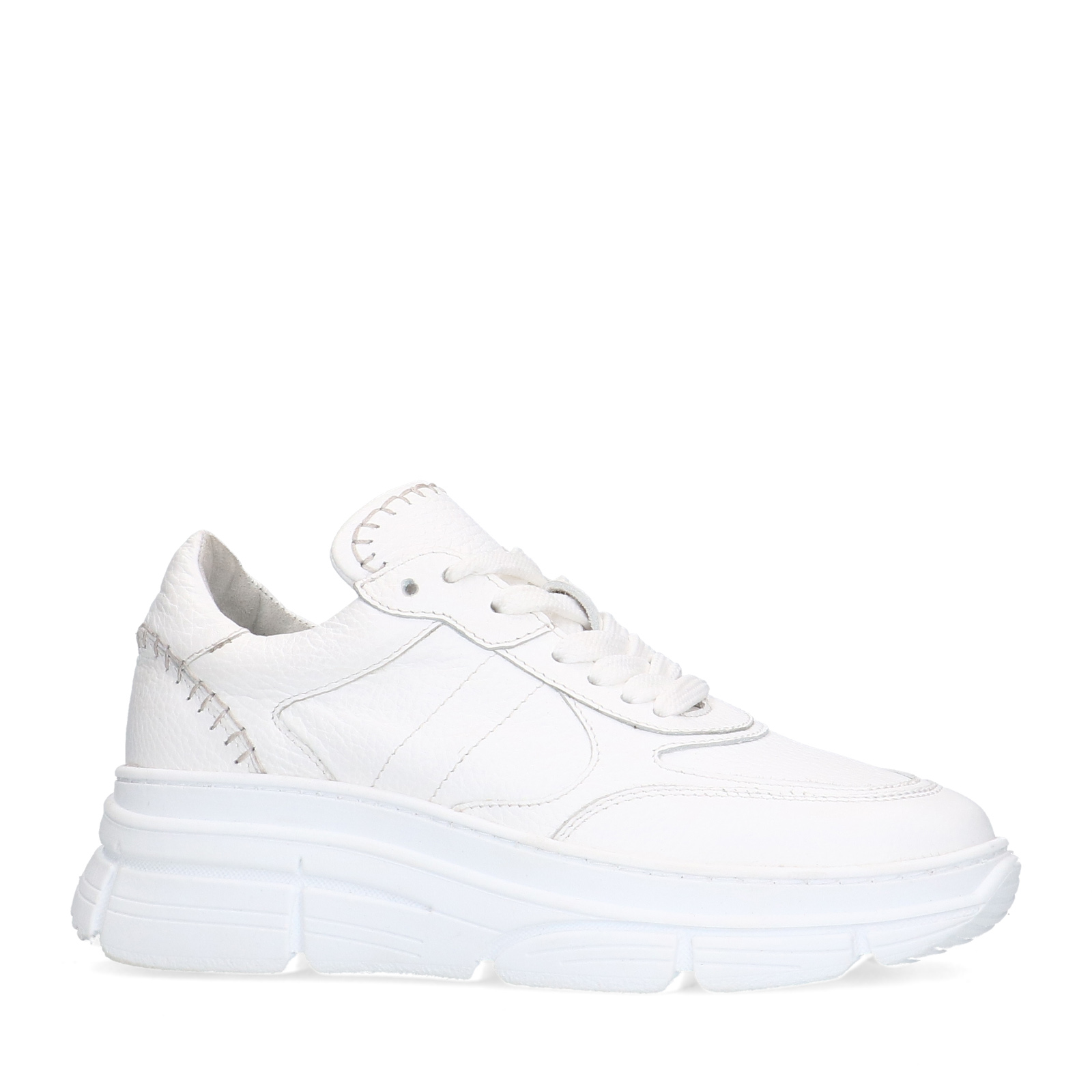Witte leren sneakers