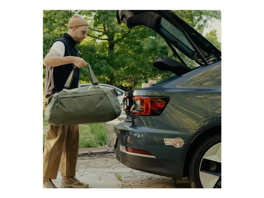 Peak Design Travel - Køjesæk - 80L - 600D nylon, ultrahøj molekulærvægt polyetylenstof, 900D bundforing - salvie