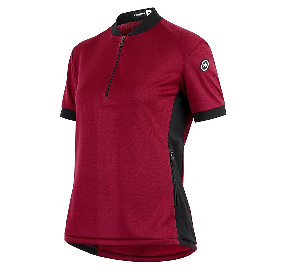 Assos UMA GTC C2 Fietsshirt Korte Mouwen Donkerrood Dames