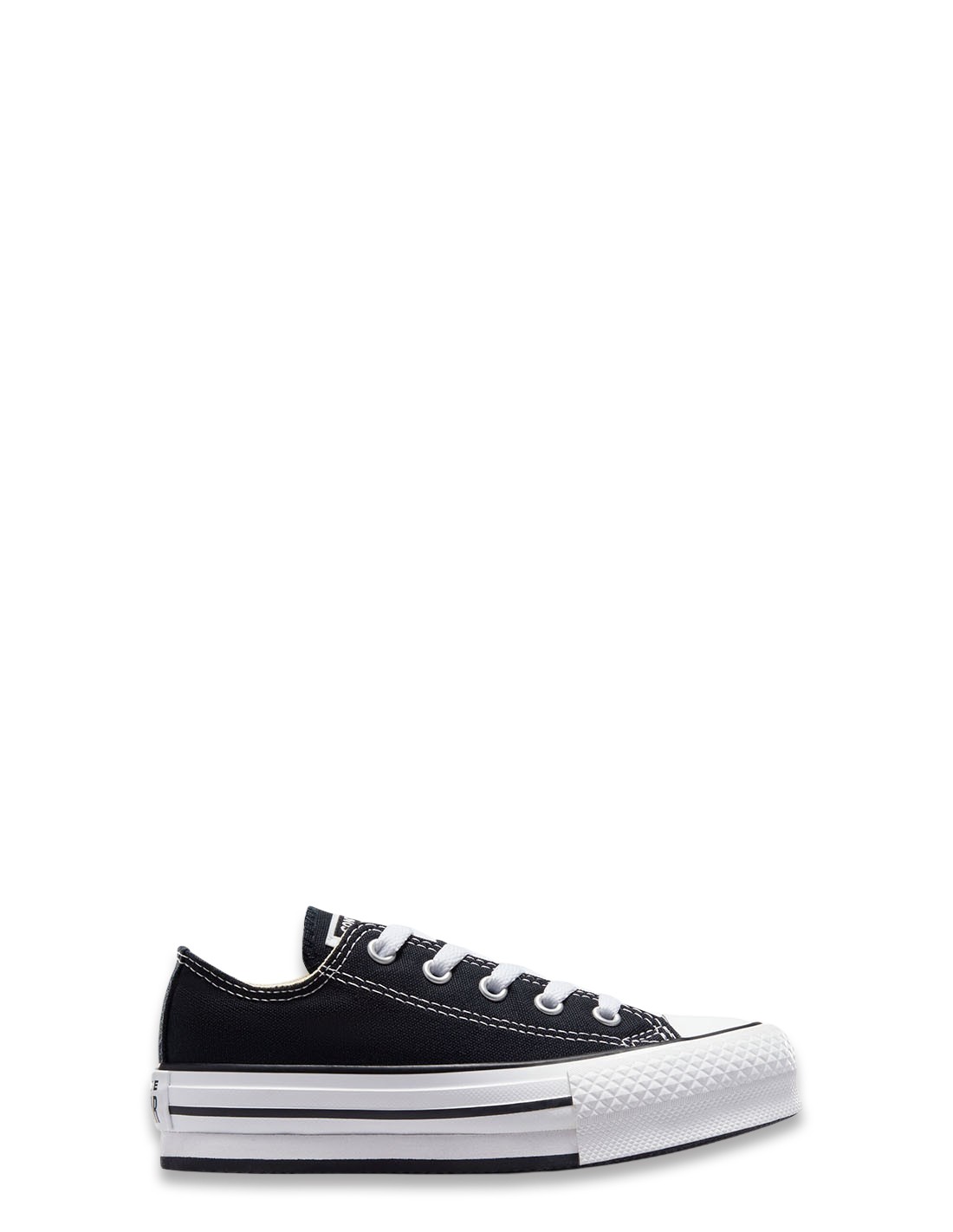 converse Sneakers compensées enfant ctas eva lift ox noir