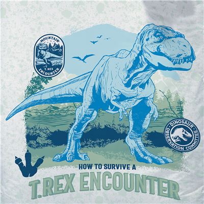 Parure de lit enfant 2 pièces Jurassic world encounter