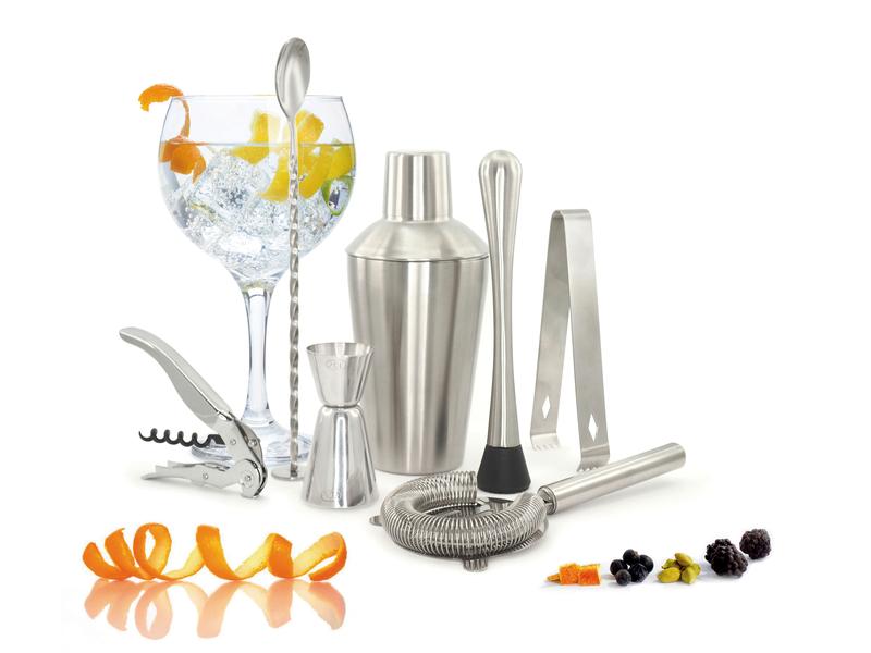 Pulltex Cocktail-Set Deluxe 0.5 l, Silber Cocktailset Starter-Kit
