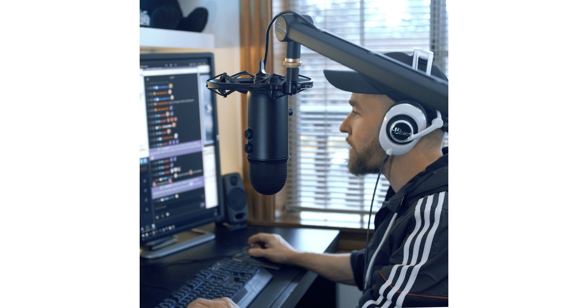Blue MicrophonesYeticaster Pro Streaming Bundel microfoon  (Zwart)