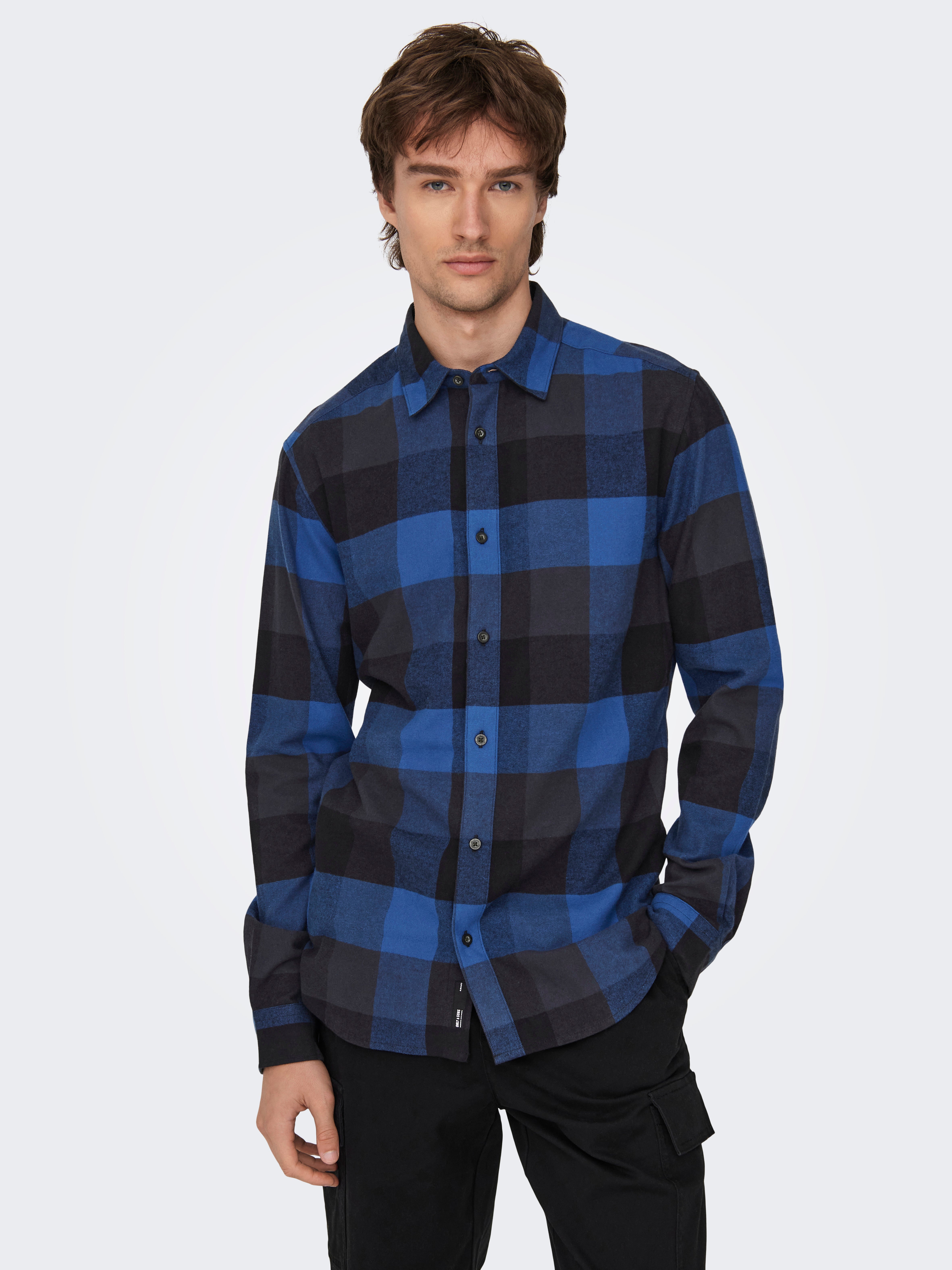 ONSGUDMUND Hemd True Blue