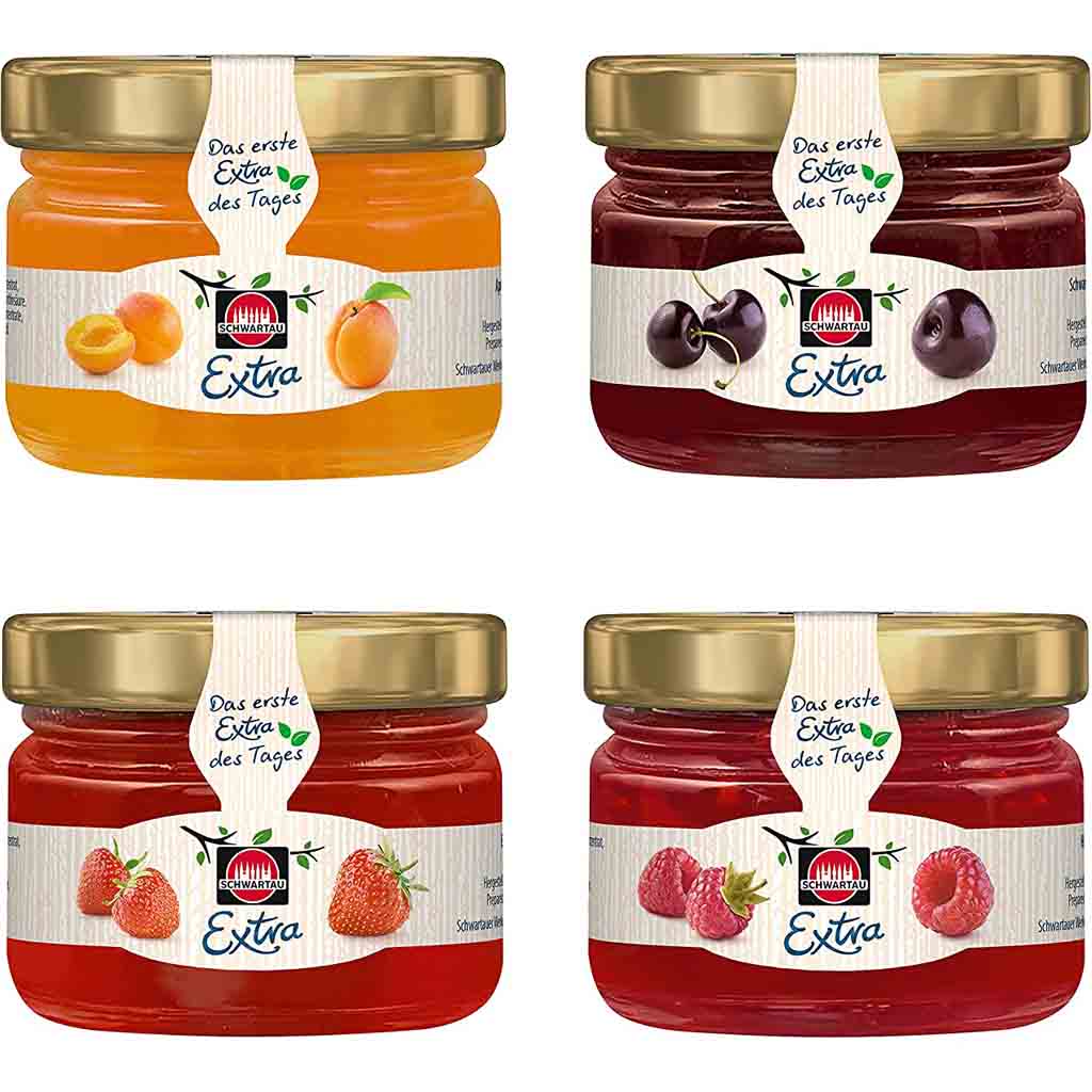 Schwartau Extra Konfitüre Aprikose 72x28,3g=2037g MHD:27.2.26