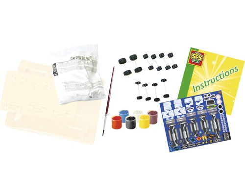 Creatieve set: Auto's gieten en schilderen