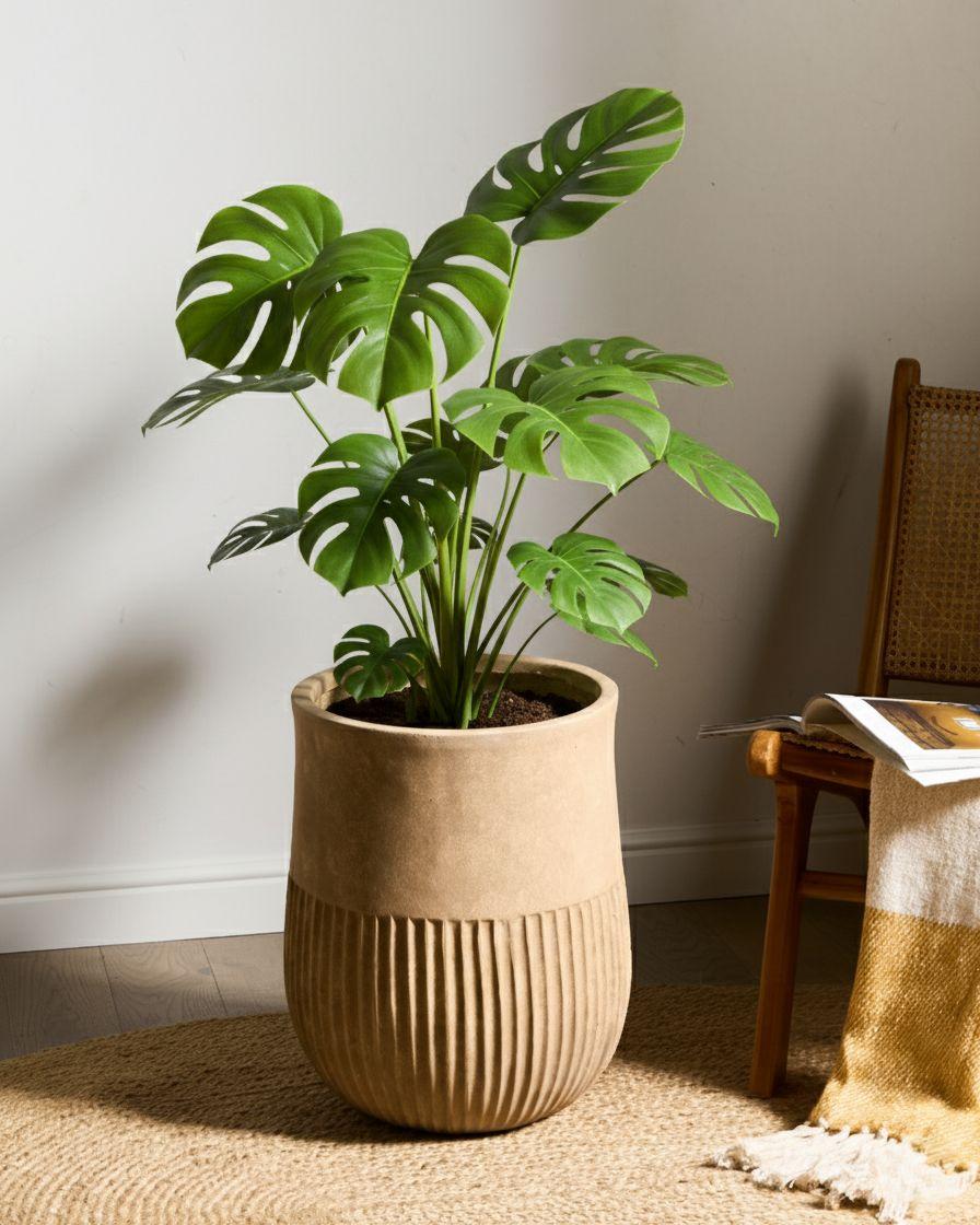 Bloempot PYLAROS 36 cm Beige